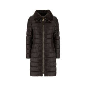 Herno Women Chocolate Nylon Elisa Down Jacket